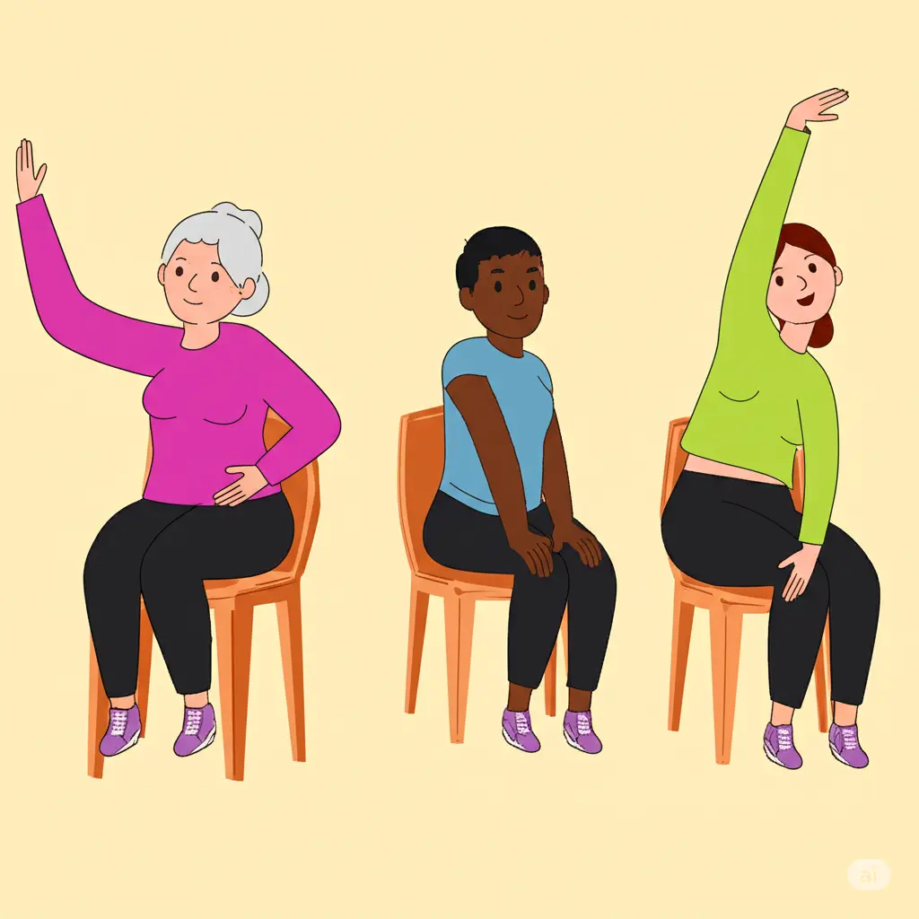 Chair-Based Gentle Morning Stretches for Severe RA