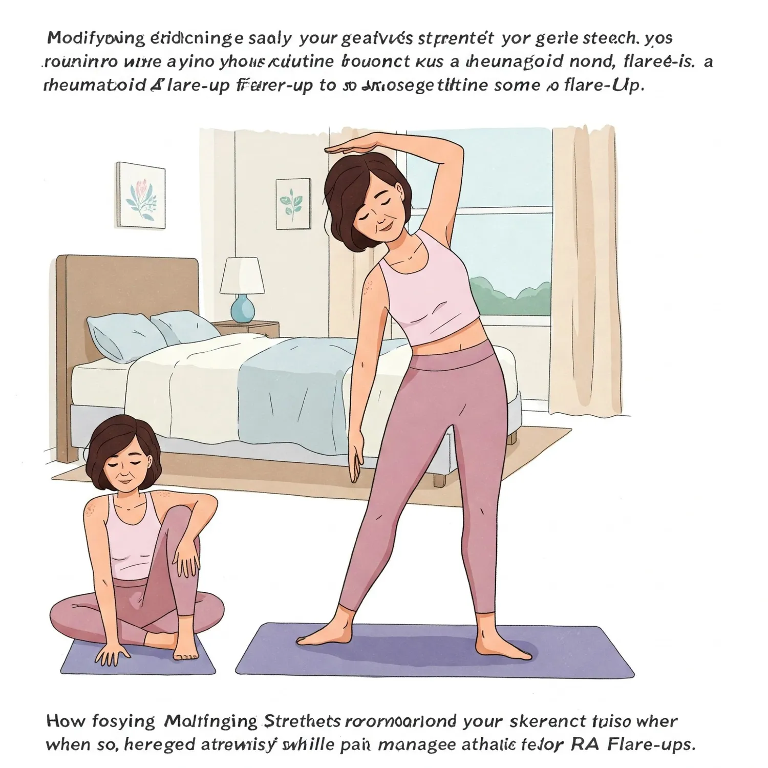 Modifying Morning Stretches During RA Flare-Ups