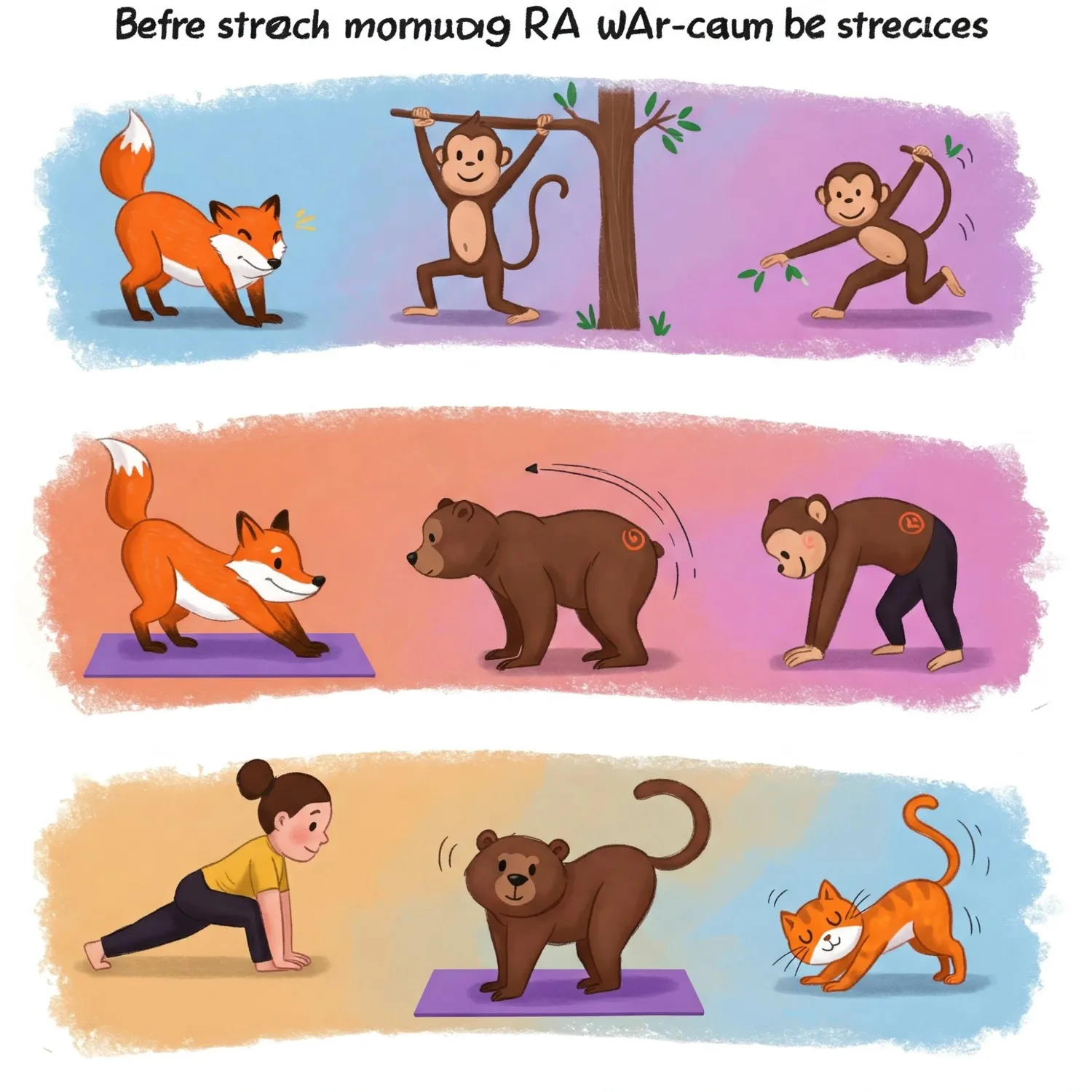 Warm-Up Exercises Before Morning RA Stretches